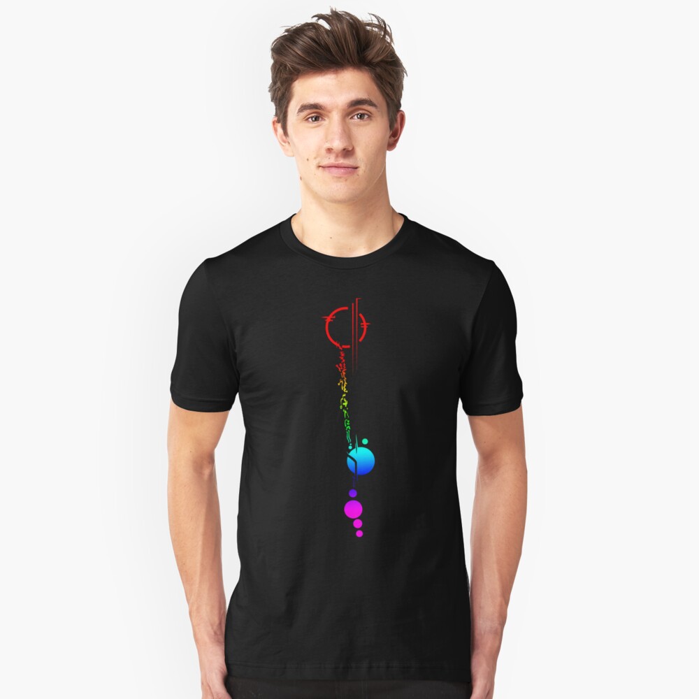 Lexas Tattoo (Regenbogen) Slim Fit T-Shirt