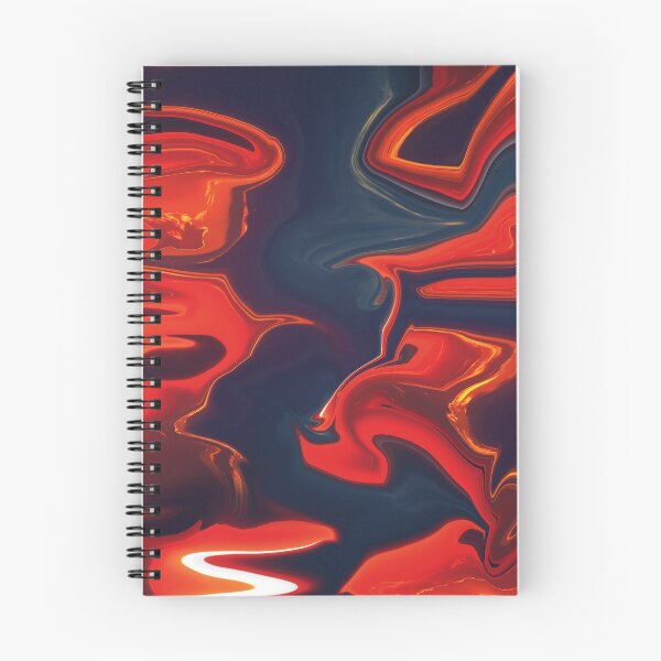 Item preview, Red and Blue liquid texture or pattern designed and sold by Soumita.