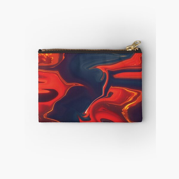 Item preview, Red and Blue liquid texture or pattern designed and sold by Soumita.