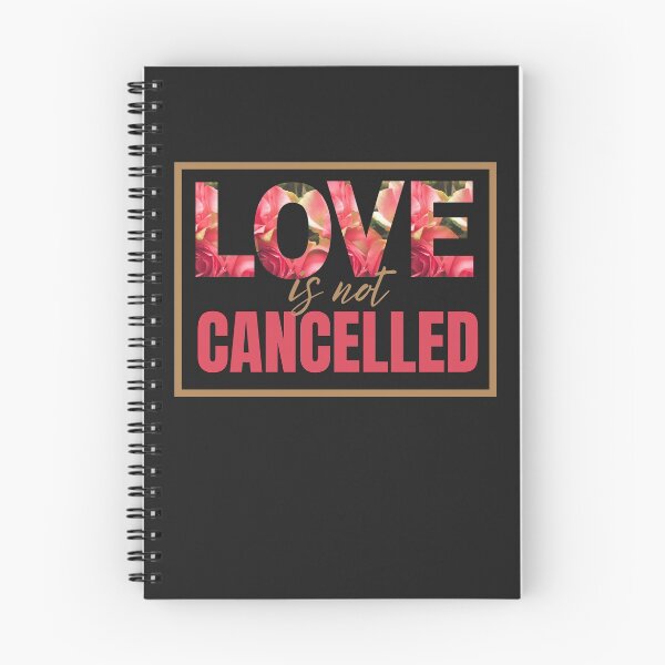 Item preview, LOVE IS NOT CANCELLED FLORAL LETTERD TSHIRT AND MERCH designed and sold by JaylaStarr.