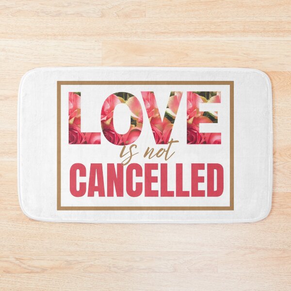 Item preview, LOVE IS NOT CANCELLED FLORAL LETTERD TSHIRT AND MERCH designed and sold by JaylaStarr.