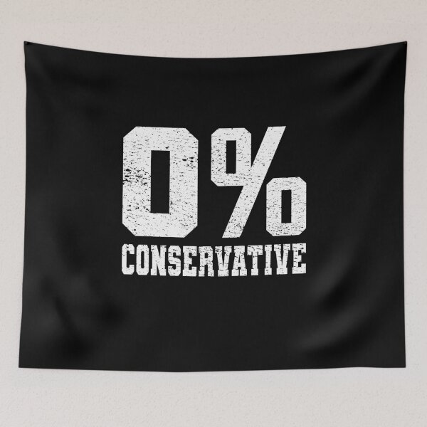 Item preview, 0% Conservative - All Liberal designed and sold by RoguePixel.
