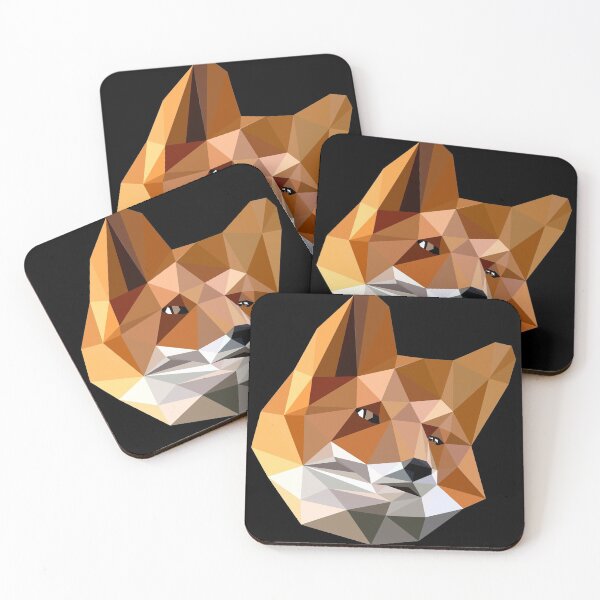 Item preview, Fox Wild Life Polygonal Style Animal Portrait designed and sold by Verpax.