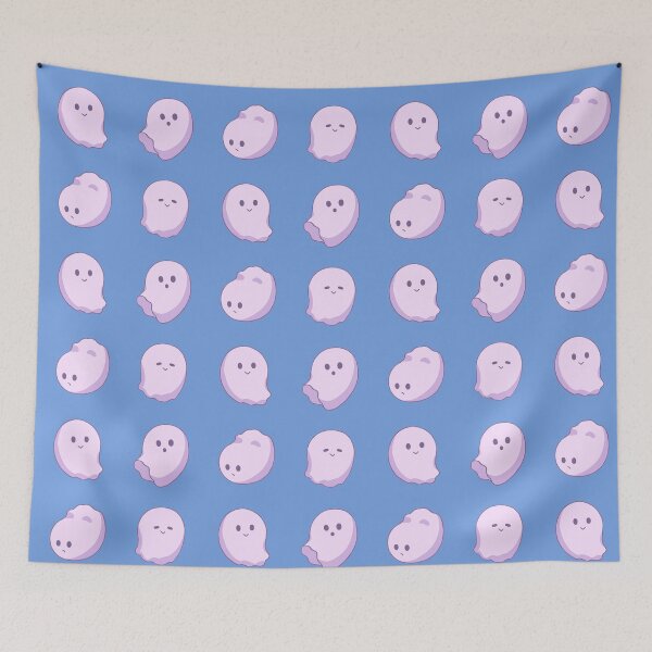 Item preview, Cute Kawaii Pink Ghost designed and sold by Junasaji.