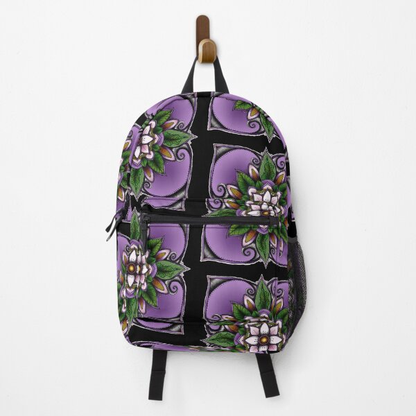Item preview, Pretty purple flower mandala  designed and sold by stickypixie.