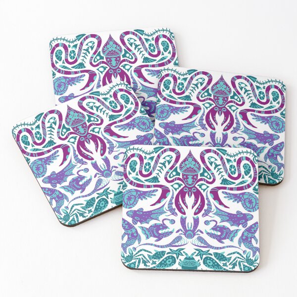 Item preview, Deep Sea Ocean Food Chain designed and sold by narwhalwall.