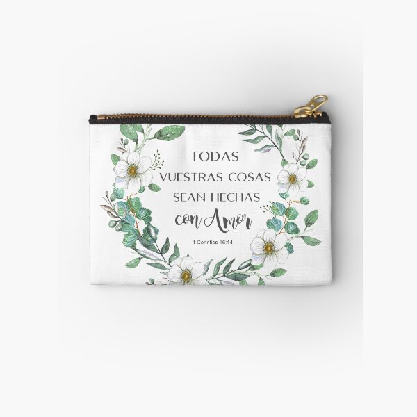 Item preview, Todas vuestras cosas sean hechas con amor Spanish Bible verse, 1 corintios 16 designed and sold by latiendadearyam.