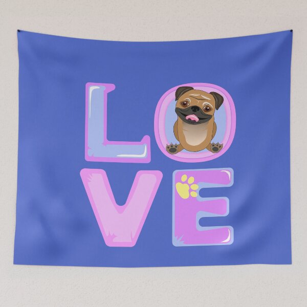 Item preview, My pug is my valentine  designed and sold by chrstdnl.