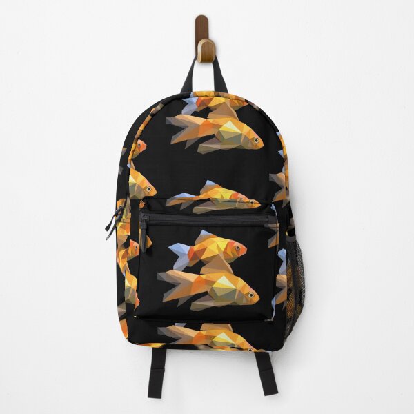 Item preview, Goldfish in polygonal style. Geometric fish. A couple of fish. designed and sold by Verpax.