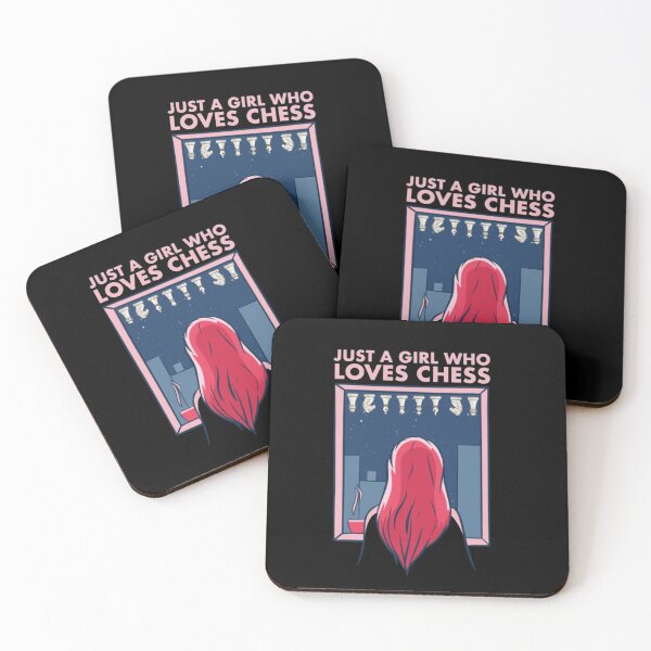Item preview, Just A Girl Who Loves Chess Game designed and sold by MarinoLeila.