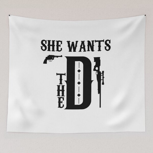 Item preview, SHE WANTS THE D - HUNTER designed and sold by Masmalinncheek.