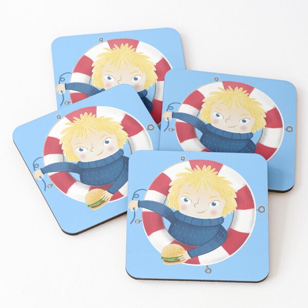 Item preview, Lighthouse boy on a life saver designed and sold by jasmineberry.