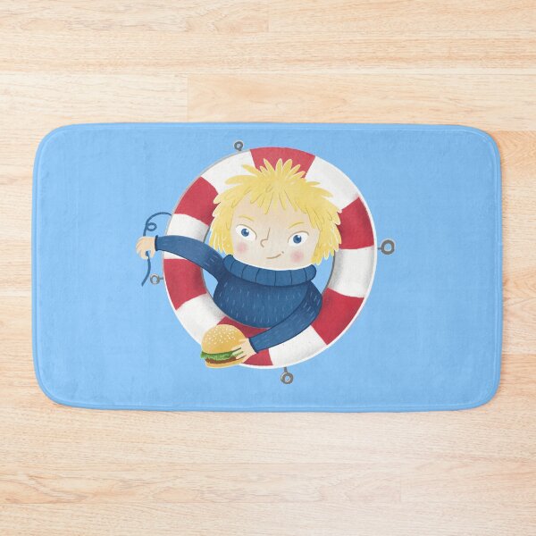 Item preview, Lighthouse boy on a life saver designed and sold by jasmineberry.