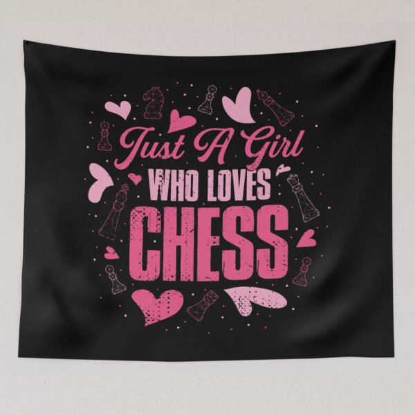 Item preview, Just A Girl Who Loves Chess  designed and sold by MarinoLeila.
