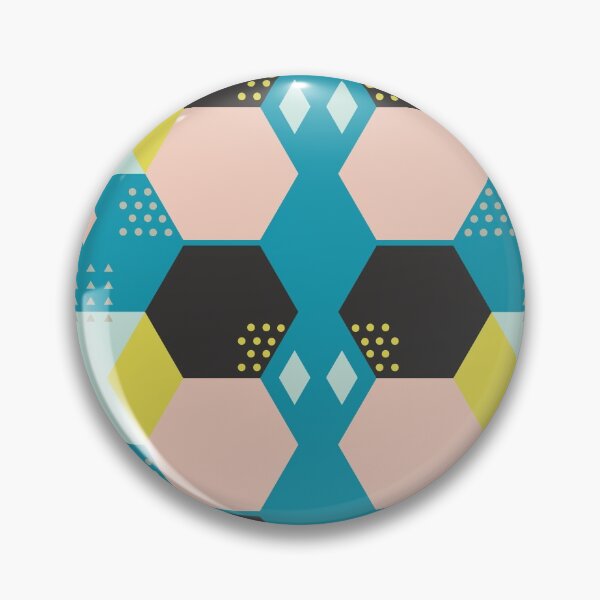Item preview, Bluish Black Hexagonal Abstract designed and sold by BhavyaBathla.