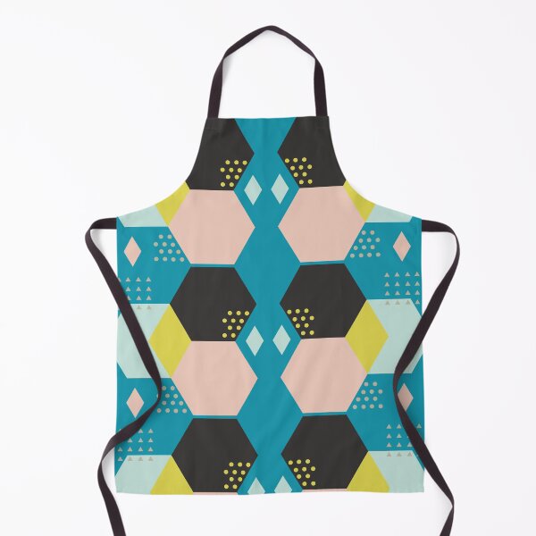 Item preview, Bluish Black Hexagonal Abstract designed and sold by BhavyaBathla.