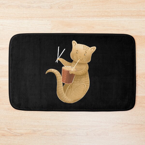 Item preview, Ferret eating noodles designed and sold by jasmineberry.