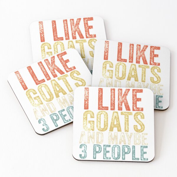 Item preview, I Like Goats And Maybe Three People designed and sold by chetme.