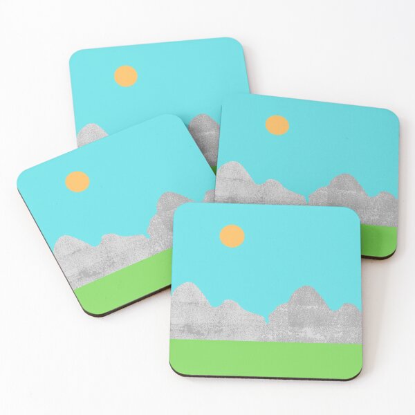 Item preview, Grass, Gray Mountains, and Sun in Blue Sky designed and sold by ShaunSandhu.