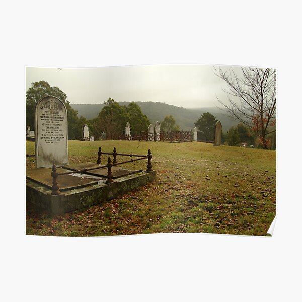 Joe Mortelliti Gallery - Blackwood Cemetery, central Victoria, Australia. Poster