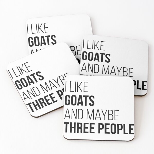Item preview, I Like Goats And Maybe Three People designed and sold by chetme.