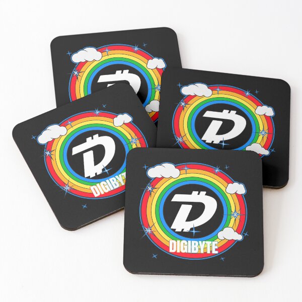 Item preview, Digibyte DGB Cryptocurrency - Rainbow designed and sold by Bitcoin-Fashion.
