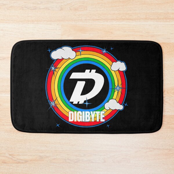 Artikelvorschau, Digibyte DGB Cryptocurrency - Regenbogen entworfen und verkauft von Bitcoin-Fashion.