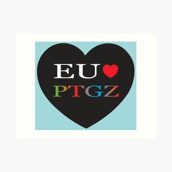 Eu Amo PTGZ Lámina artística
