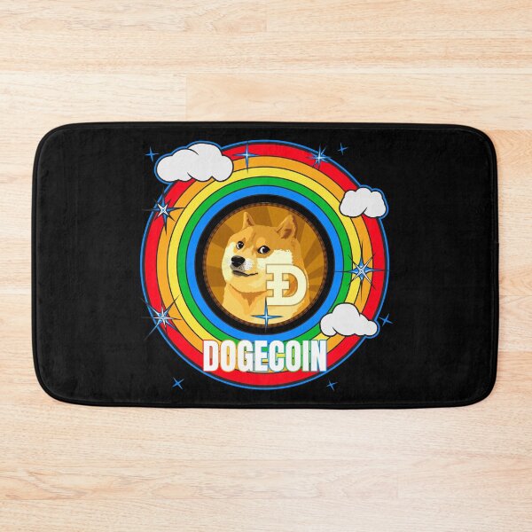Item preview, Dogecoin DOGE Cryptocurrency - Rainbow designed and sold by Bitcoin-Fashion.