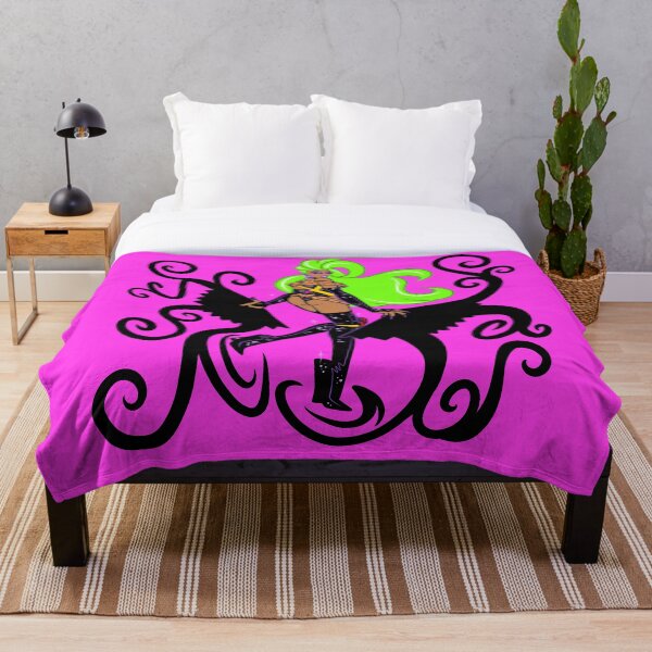 drag hero Throw Blanket