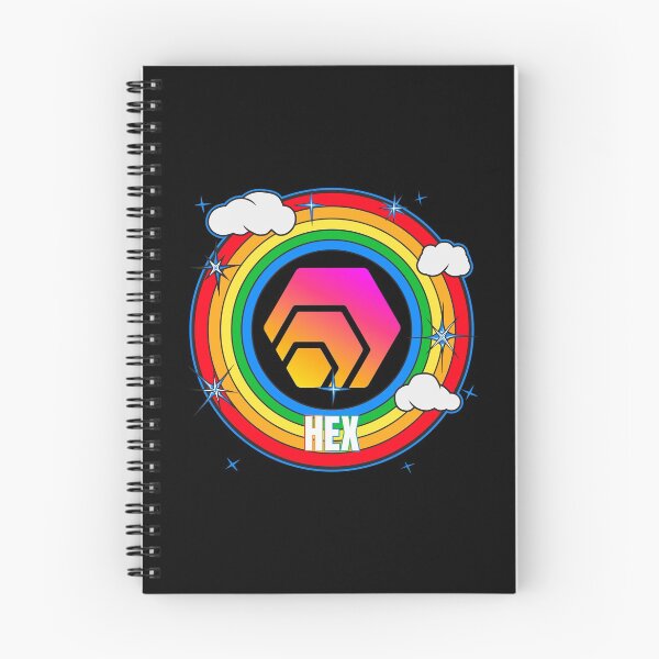 Artikelvorschau, HEX Cryptocurrency - Regenbogen entworfen und verkauft von Bitcoin-Fashion.