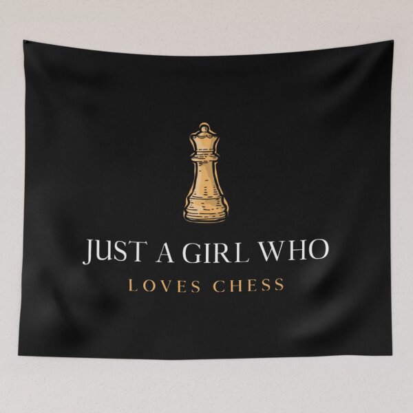 Item preview, Just A Girl Who Loves Chess  designed and sold by MarinoLeila.