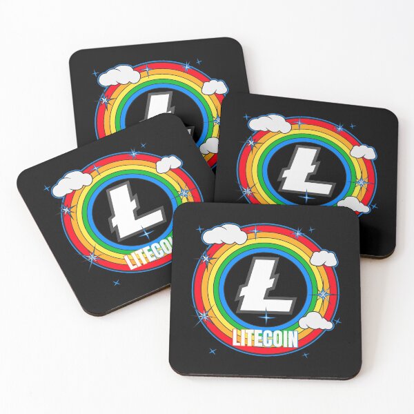 Item preview, Litecoin LTC Cryptocurrency - Rainbow designed and sold by Bitcoin-Fashion.