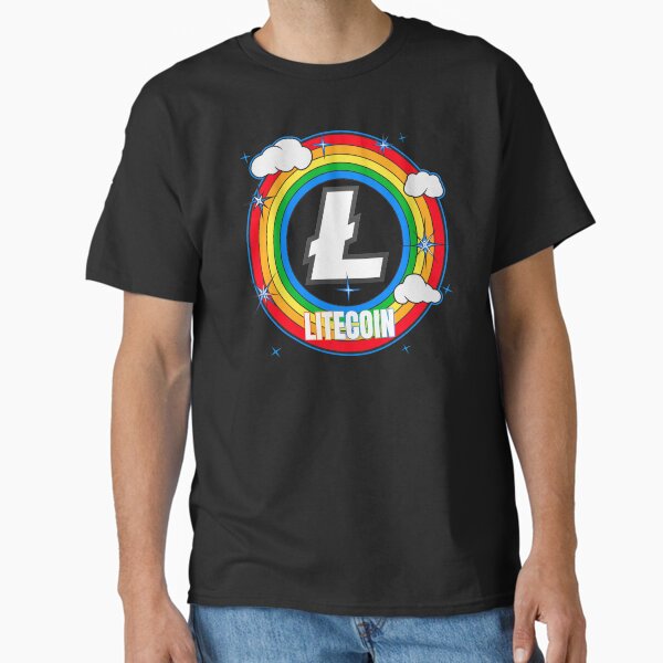 Artikel-Vorschau von Litecoin LTC Cryptocurrency - Regenbogen, designt und verkauft von Bitcoin-Fashion.