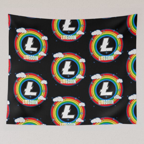 Item preview, Litecoin LTC Cryptocurrency - Rainbow designed and sold by Bitcoin-Fashion.