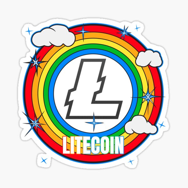 Artikel-Vorschau von Litecoin LTC Cryptocurrency - Regenbogen, designt und verkauft von Bitcoin-Fashion.