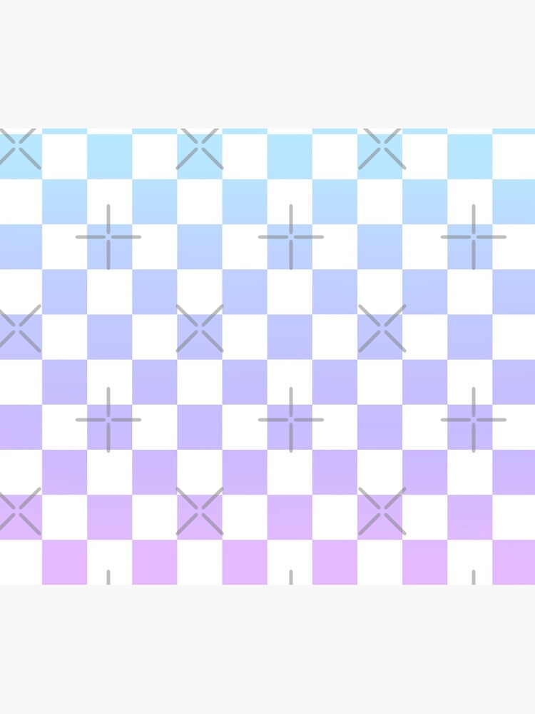 Blue and Purple Checkered Pattern by CatieY