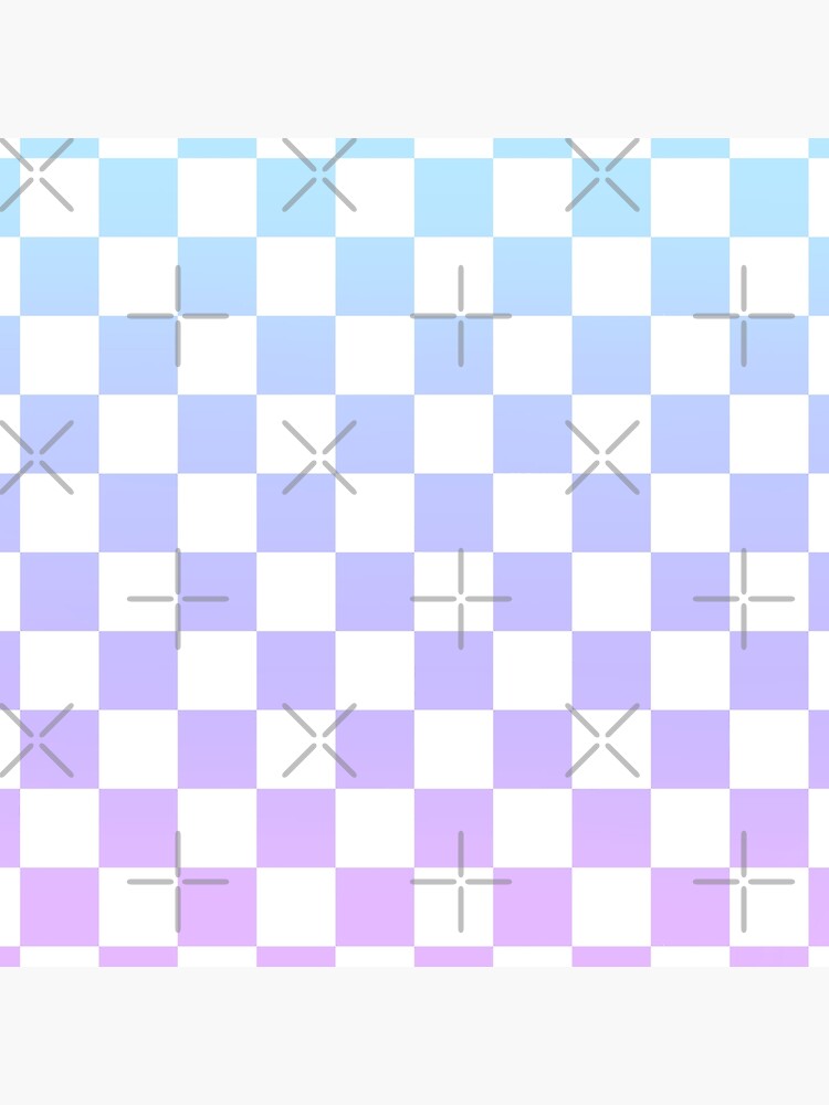 Blue and Purple Checkered Pattern by CatieY