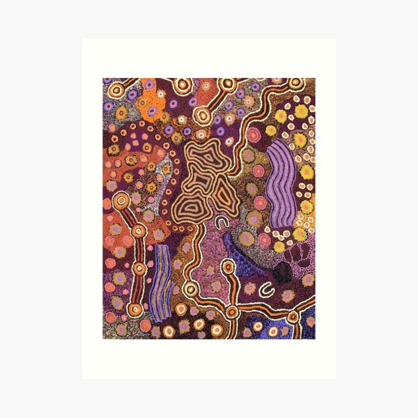 Australian aboriginal art Art Print