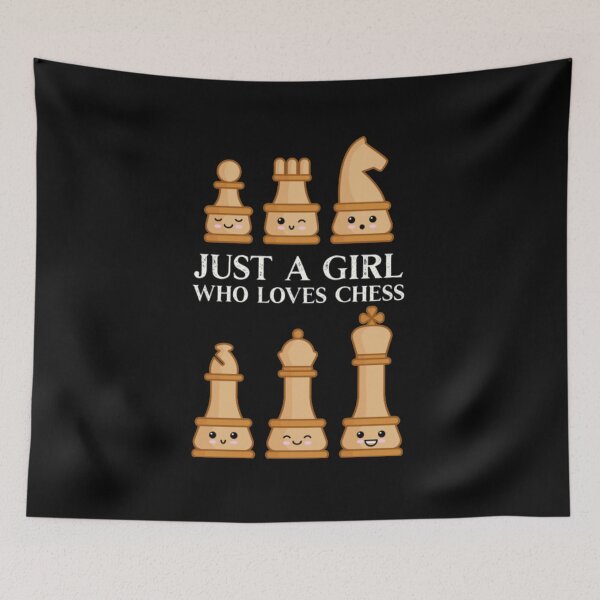 Item preview, Just A Girl Who Loves Chess  designed and sold by MarinoLeila.