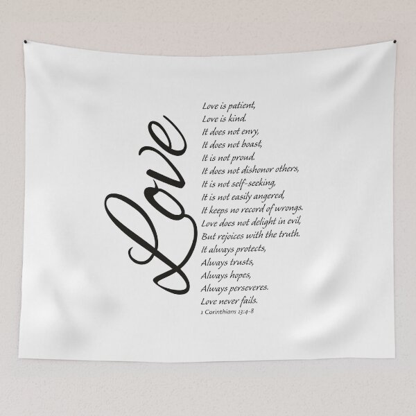 Item preview, Love is patient, love is kind, 1 Corinthians 13 designed and sold by MavenStrides.