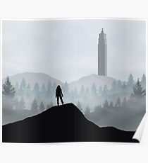 The 100 - Flat Landscape Poster