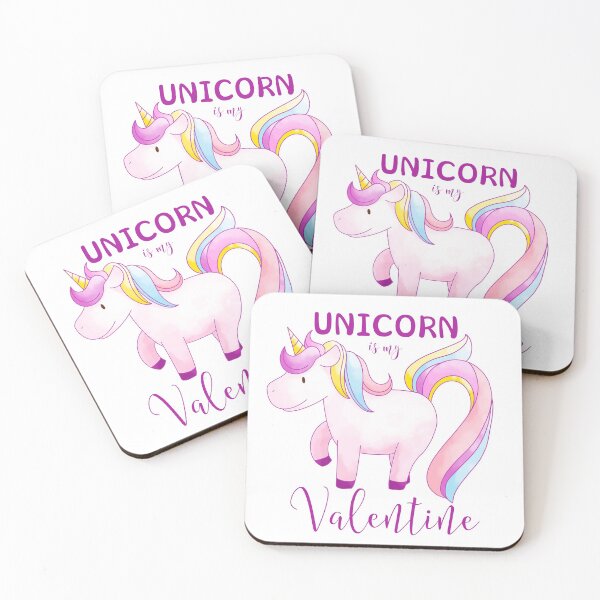Item preview, Unicorn is my valentine designed and sold by yuzudesign.