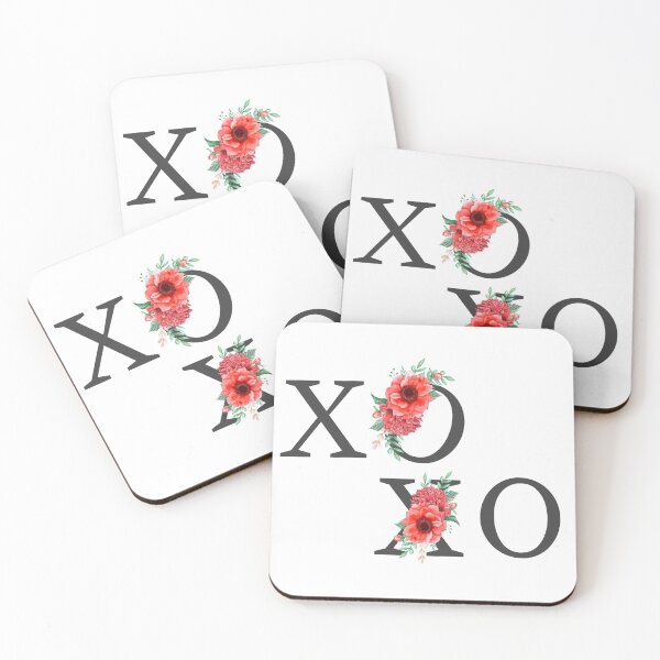 Item preview, XOXO floral painted in watercolor designed and sold by latiendadearyam.
