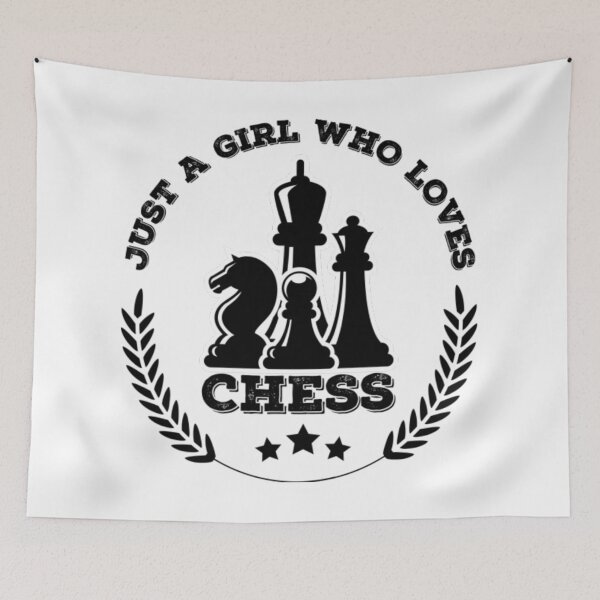 Item preview, Just A Girl Who Loves Chess designed and sold by VernonCruz.