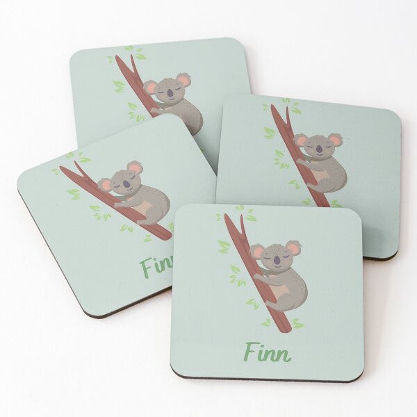 Item preview, Finn Boys Name Koala Print designed and sold by melbournegirl.
