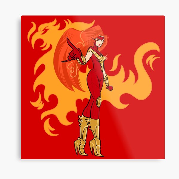 revolution fire bird Metal Print