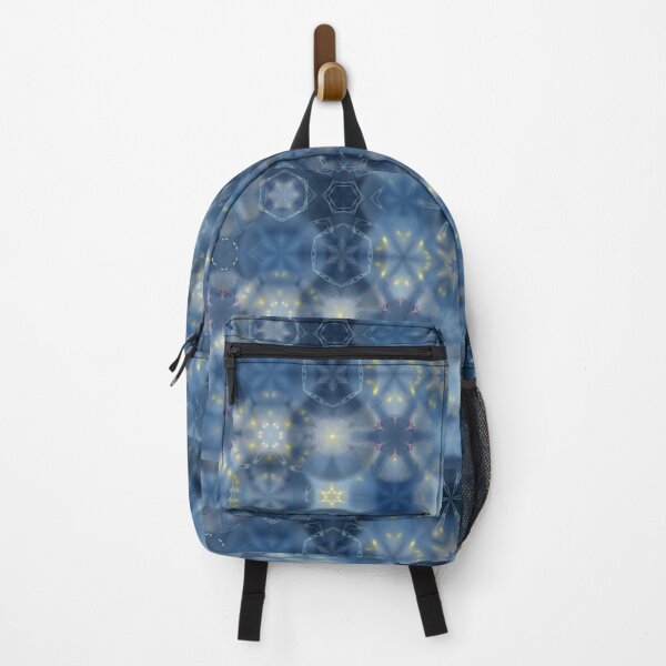 Artikelvorschau, Kaleidoscope Stars - Sparkling Blue and Golden Light Mandalas entworfen und verkauft von gphotobox.