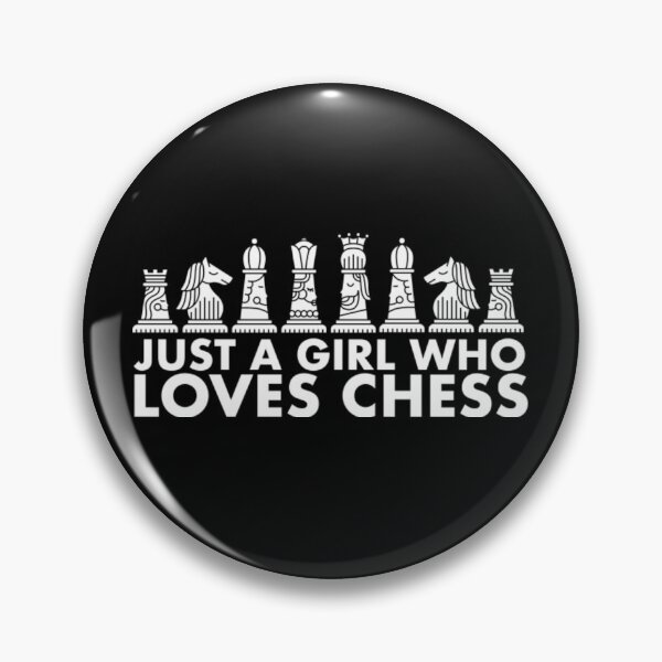 Item preview, Just A Girl Who Loves Chess  designed and sold by VernonCruz.