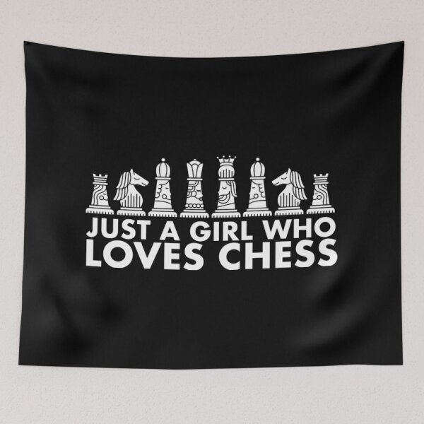 Item preview, Just A Girl Who Loves Chess  designed and sold by VernonCruz.